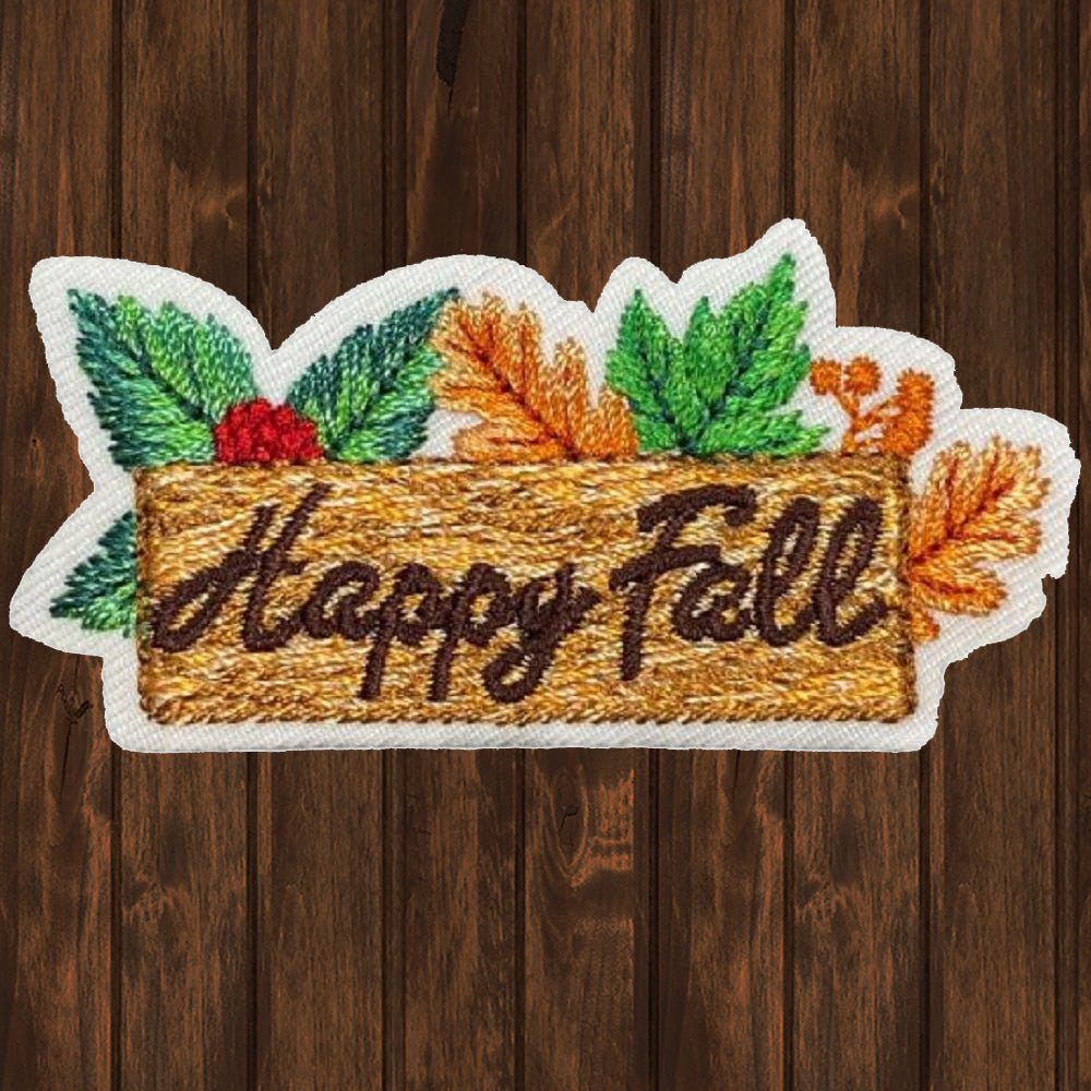 Fall Leaves Hat Patch