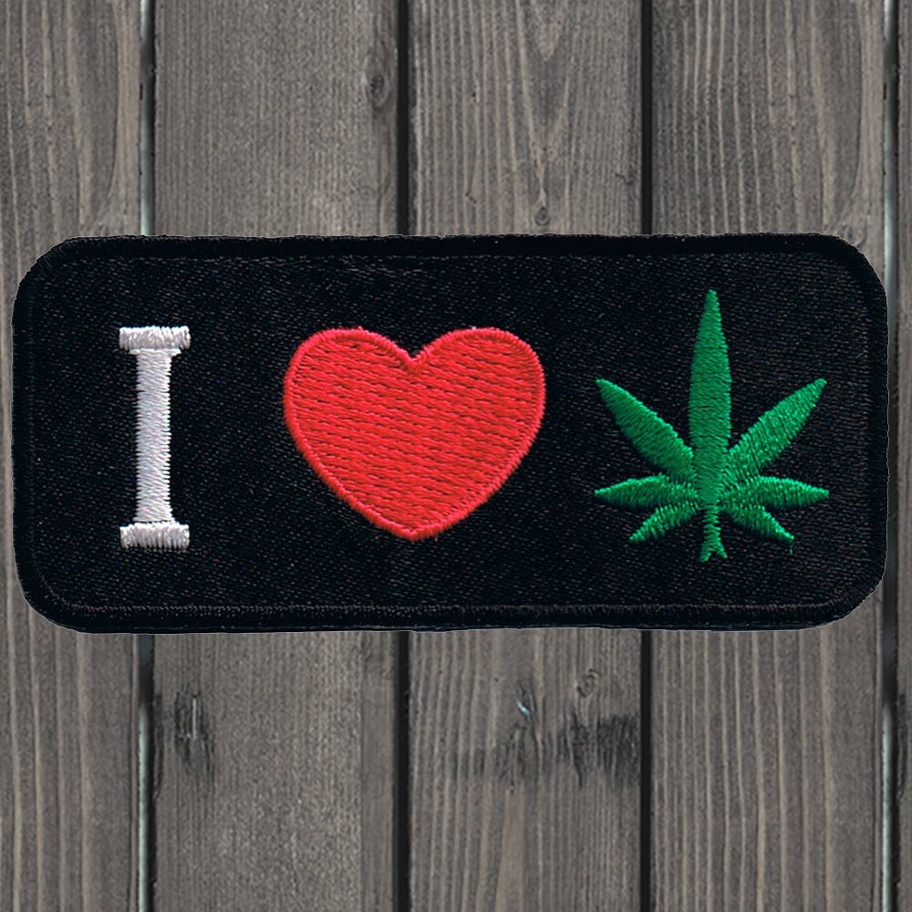  Weed Leaf Patch 4  Embroidered Marijuana Hemp Bud