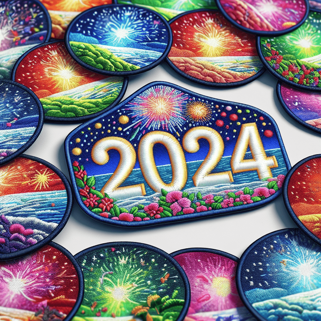 Celebrating a Colorful New Year with Iron-On Embroidered Patches