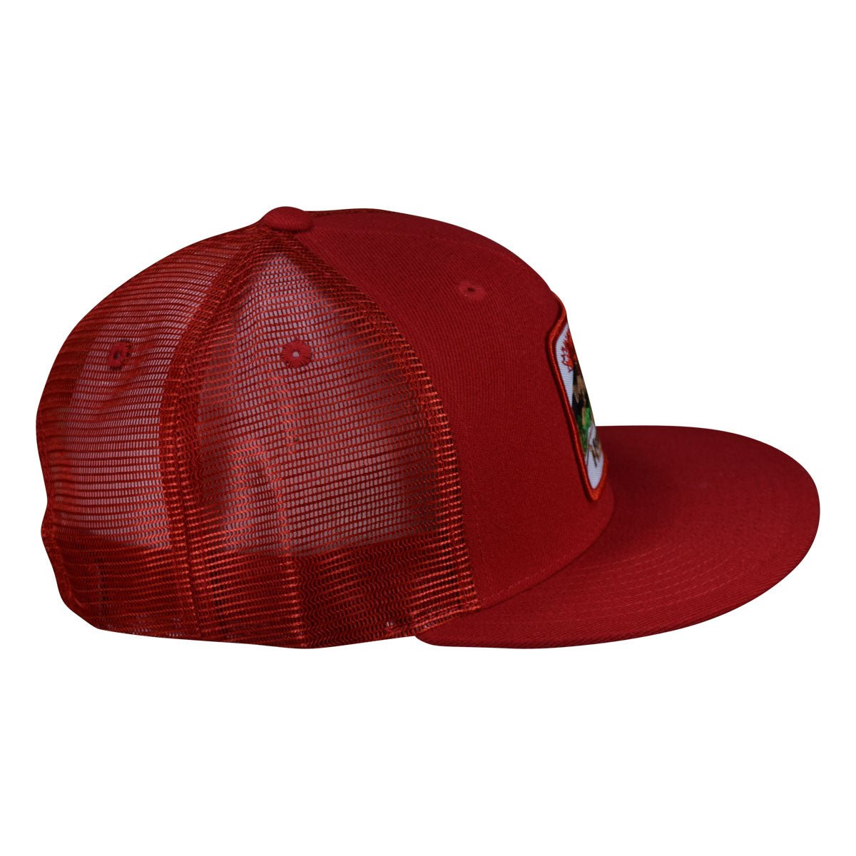 Hawaii Volcano Trucker Hat by LET'S BE IRIE - Red Snapback - Let's Be Irie™