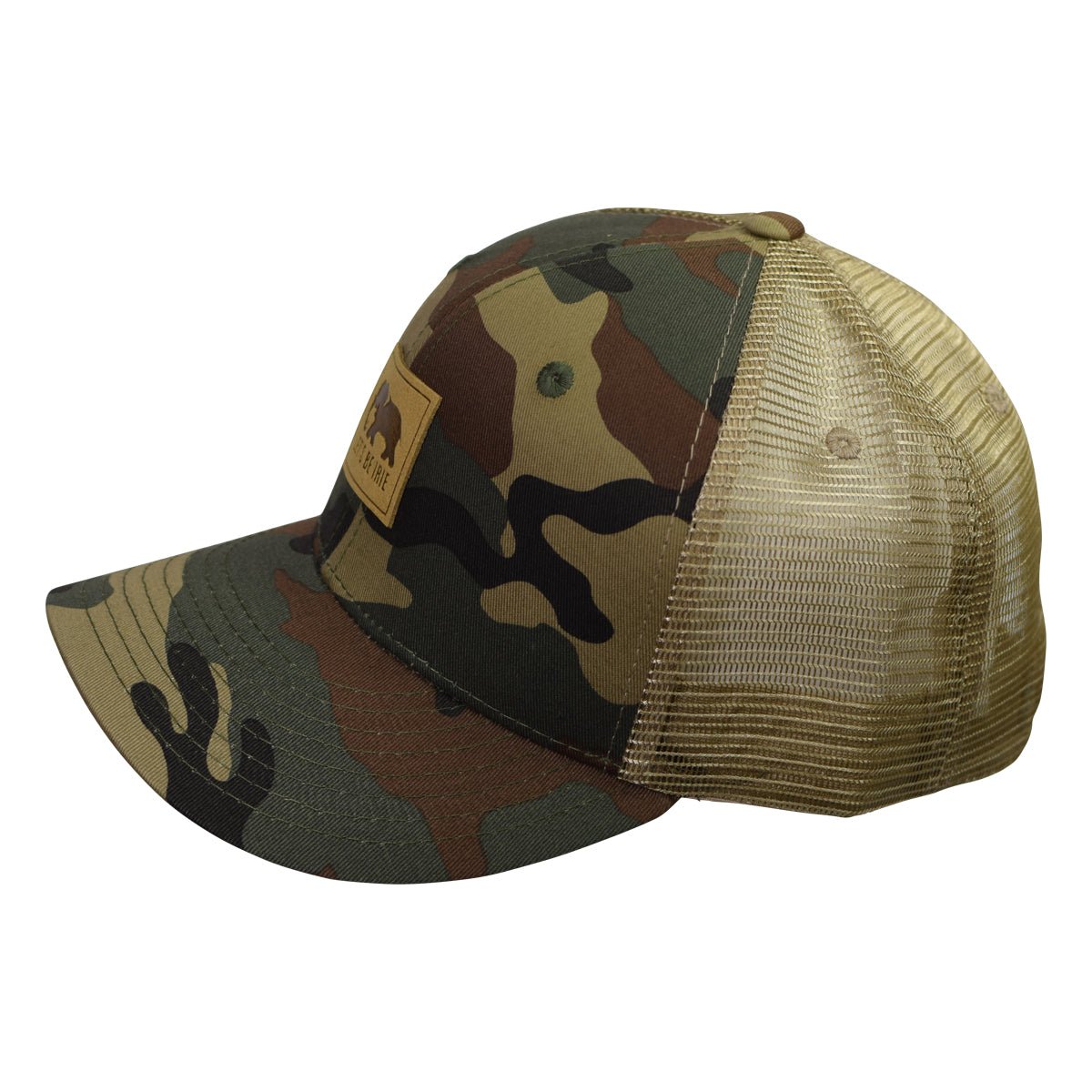 LET'S BE IRIE Trucker Hat - Camo and Khaki - Let's Be Irie™