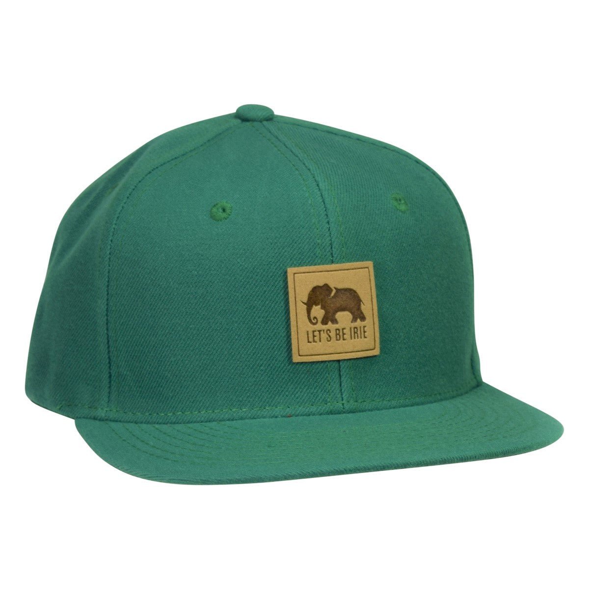 LET'S BE IRIE Elephant Hat - Kelly Green Snapback - Let's Be Irie™