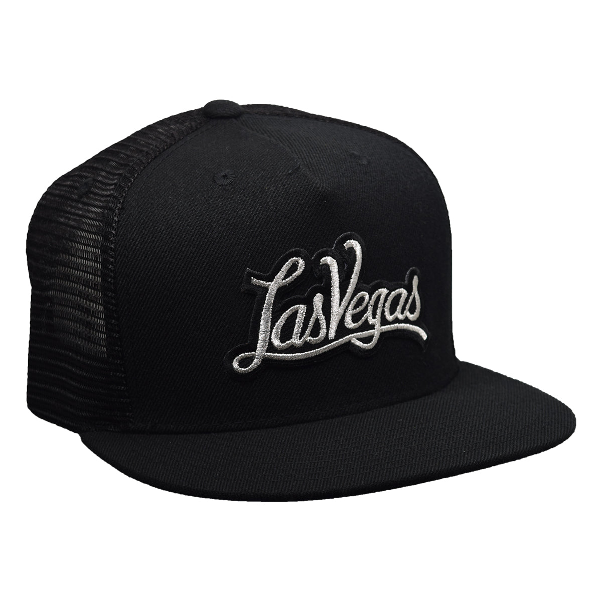 Las Vegas Trucker Hat by LET'S BE IRIE - Black Snapback - Let's Be Irie™