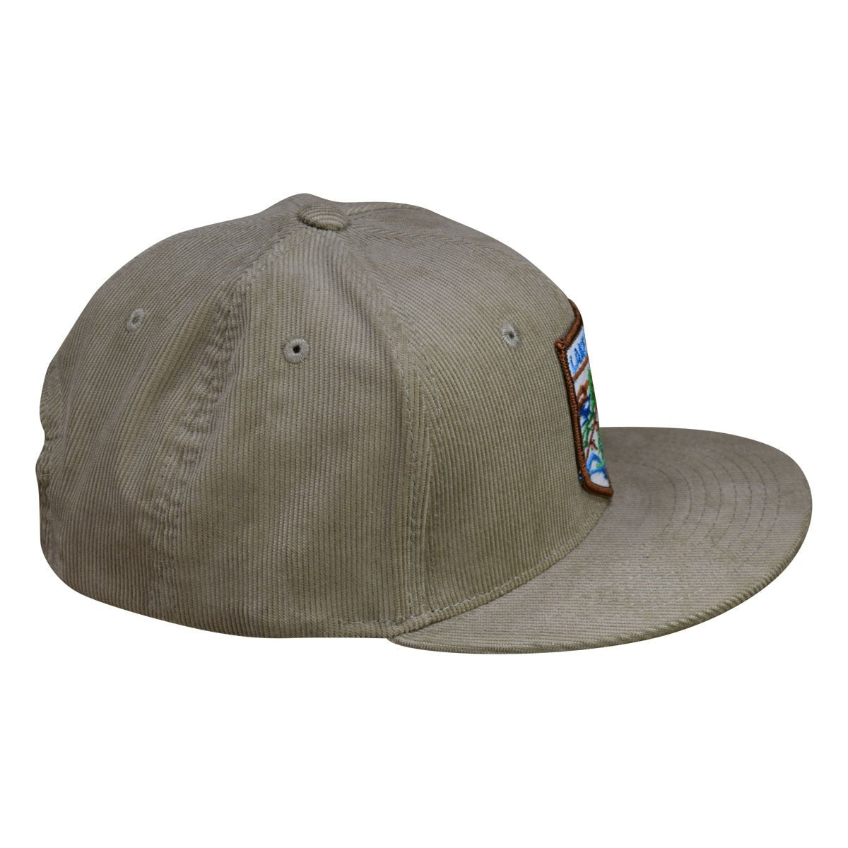 Lake Tahoe Corduroy Hat by LET'S BE IRIE - Khaki Cotton Snapback - Let's Be Irie™