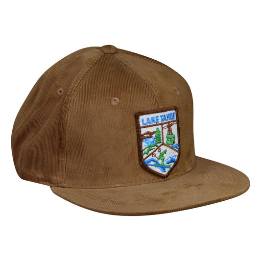 Lake Tahoe Corduroy Hat by LET'S BE IRIE - Brown Cotton Snapback - Let's Be Irie™