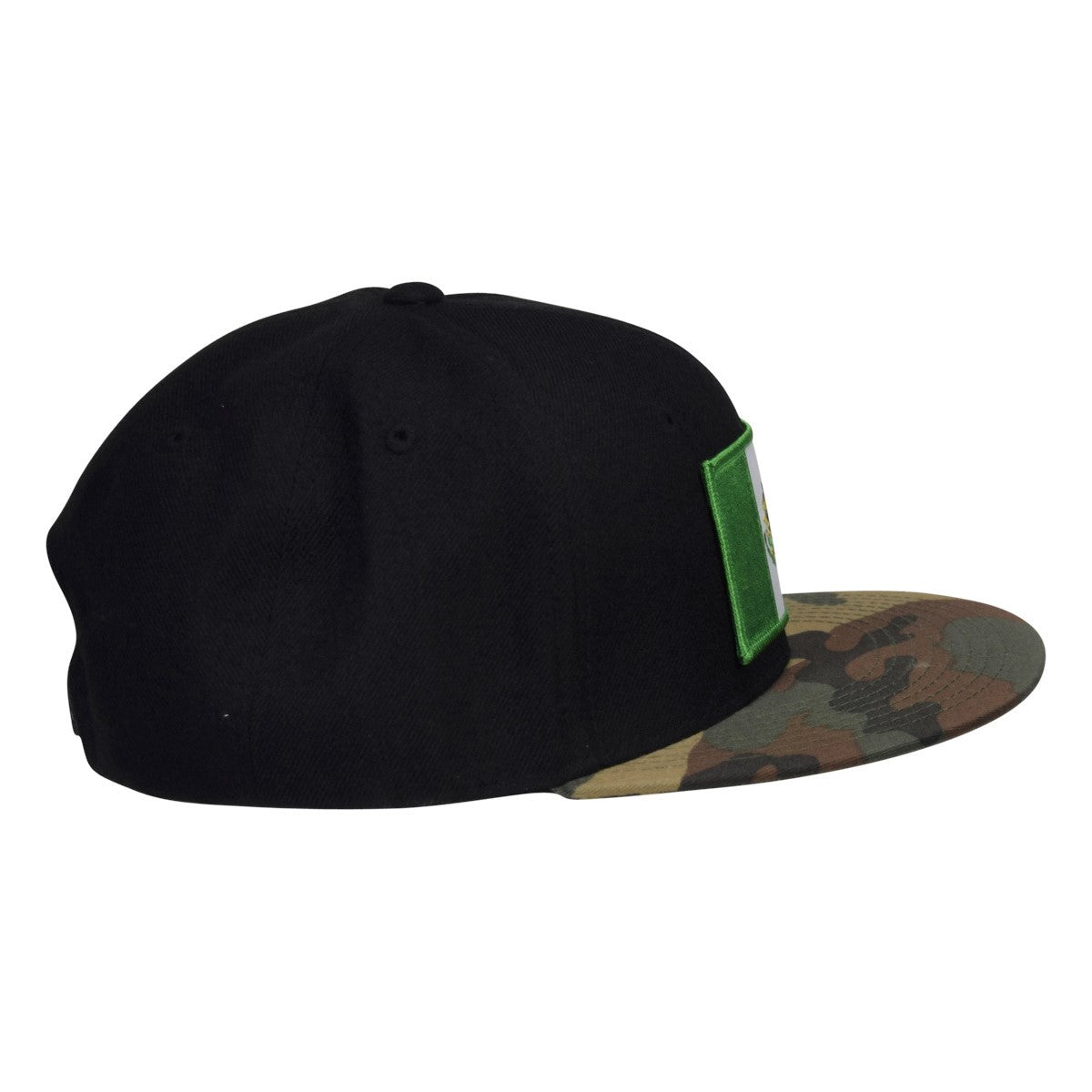 Camo and Black Mexico Hat - Snapback with Mexican Flag - Let's Be Irie™