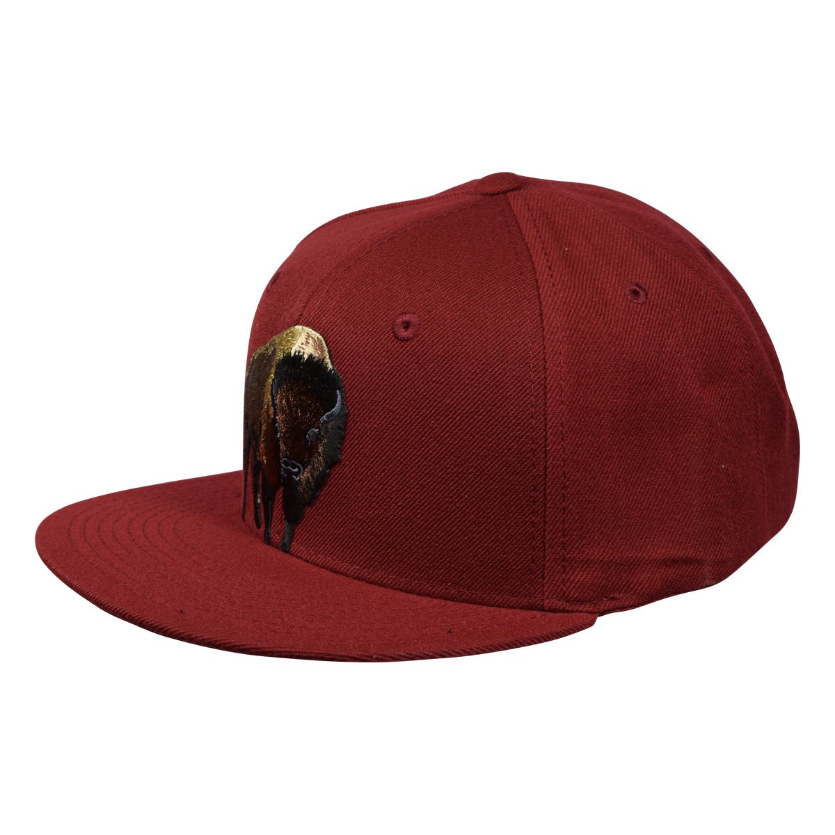 Brown Buffalo Snapback Hat by LET'S BE IRIE - Cardinal Red - Let's Be Irie™