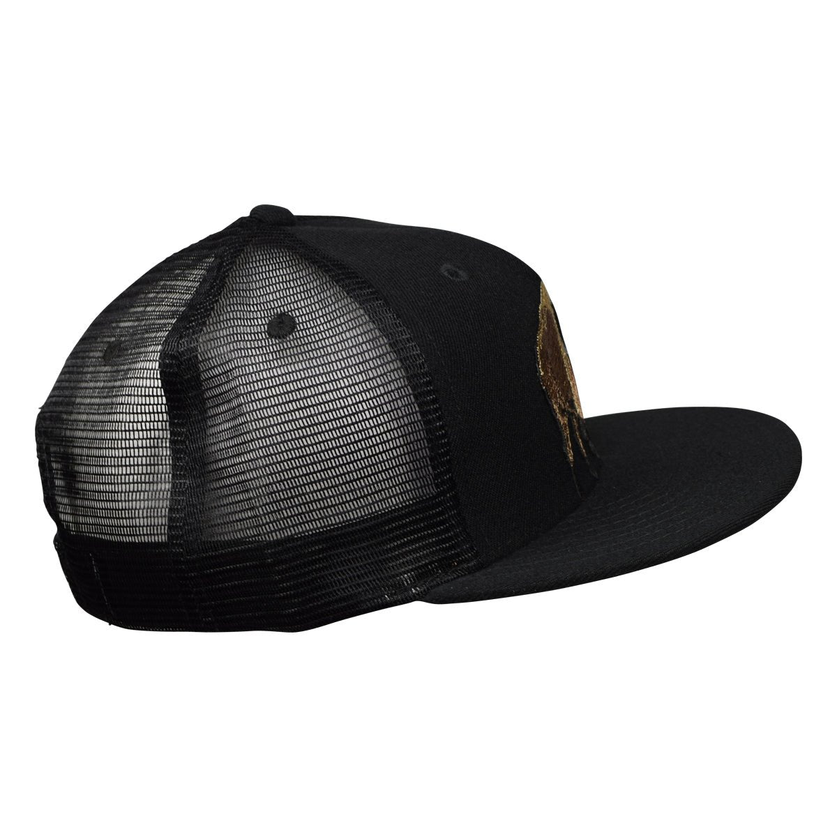 Brown Buffalo Trucker Hat by LET'S BE IRIE - Black Snaback - Let's Be Irie™