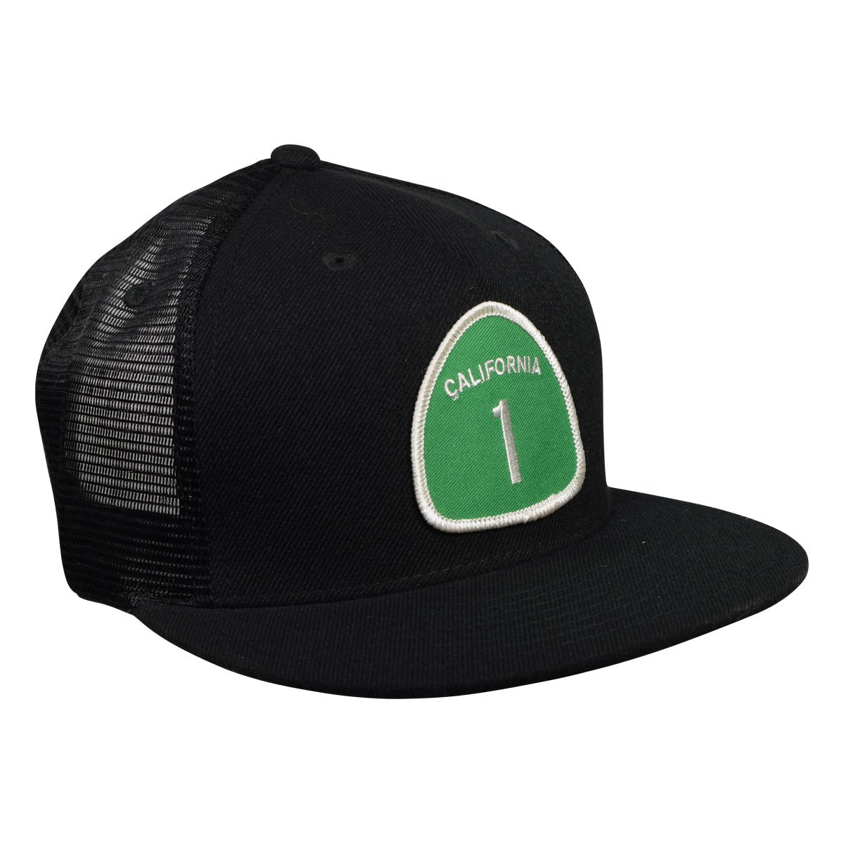 California Highway 1 Trucker Hat by LET'S BE IRIE - Black - Let's Be Irie™