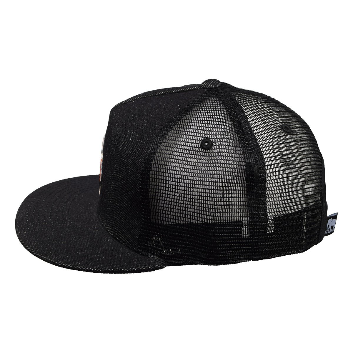 Turkey Trucker Hat by LET'S BE IRIE - Black Denim - Let's Be Irie™