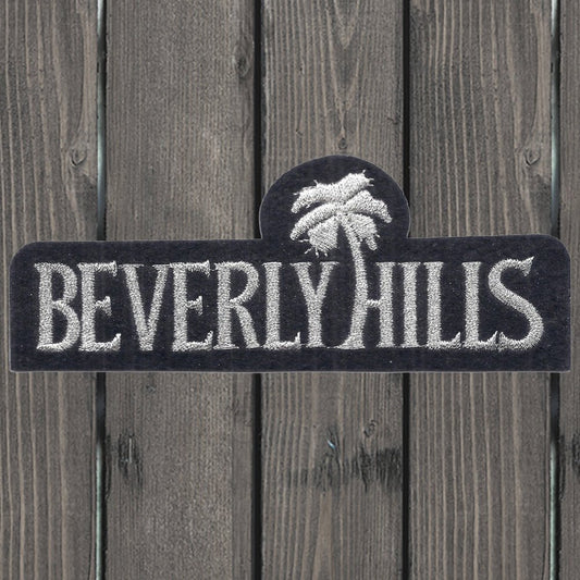 embroidered iron on sew on patch beverly hills