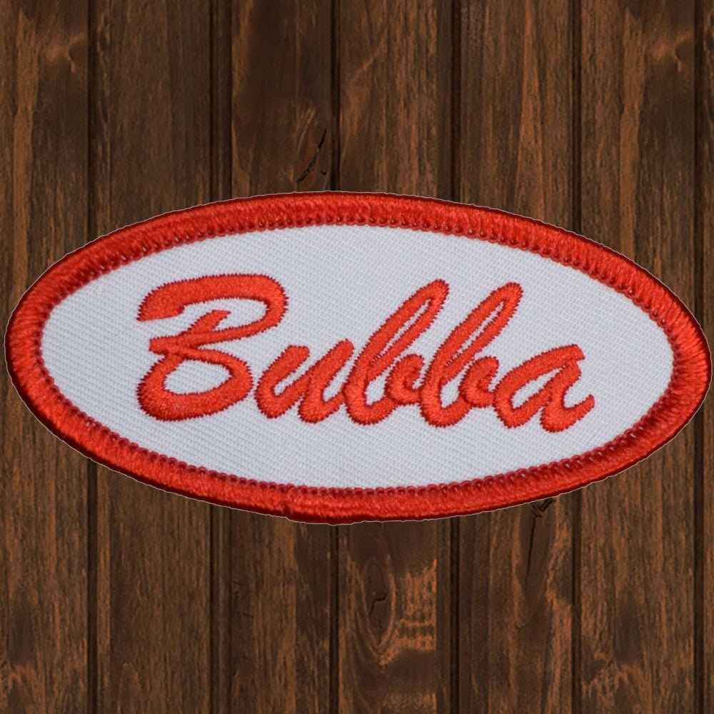 embroidered iron on sew on patch bubba