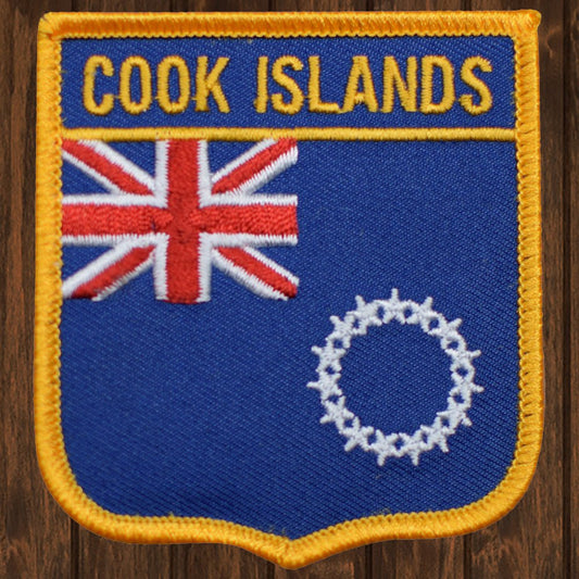 embroidered iron on sew on patch cook islands