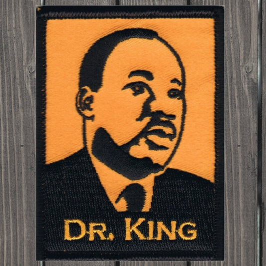 embroidered iron on sew on patch dr king