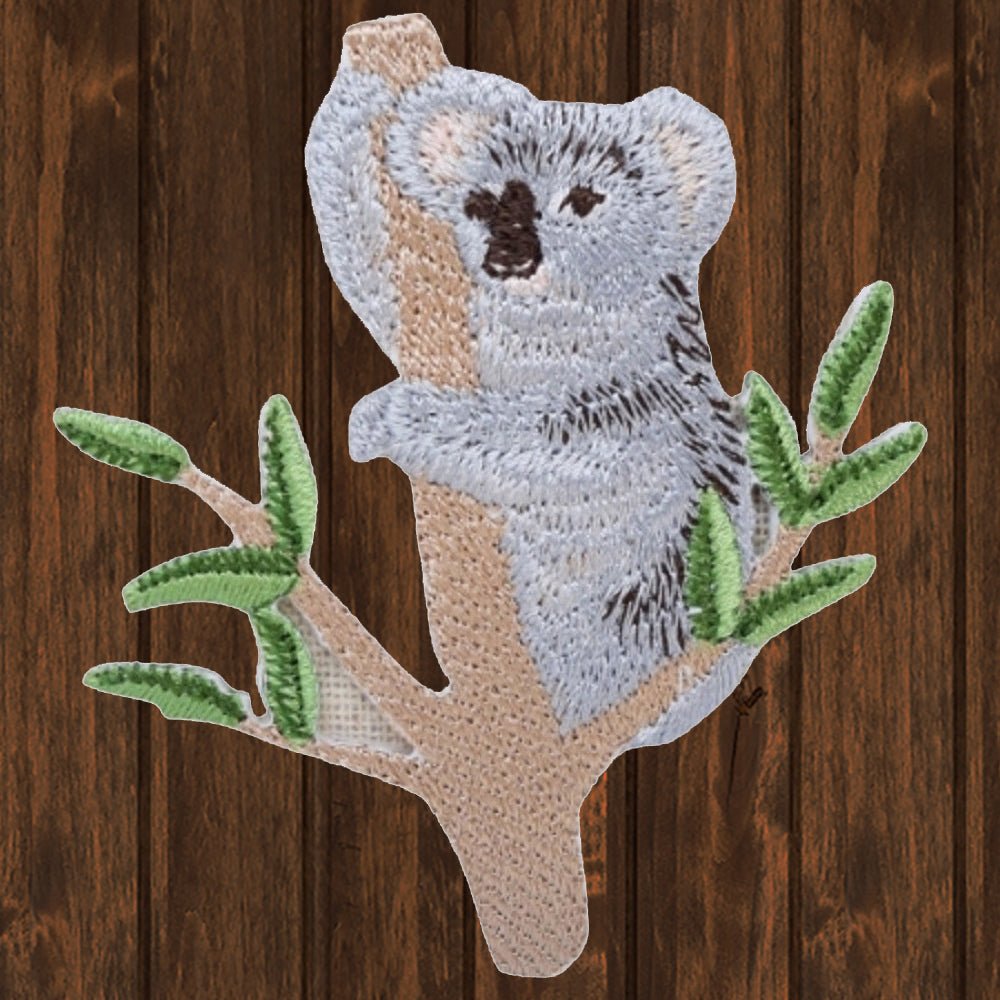 embroidered iron on sew on patch koala