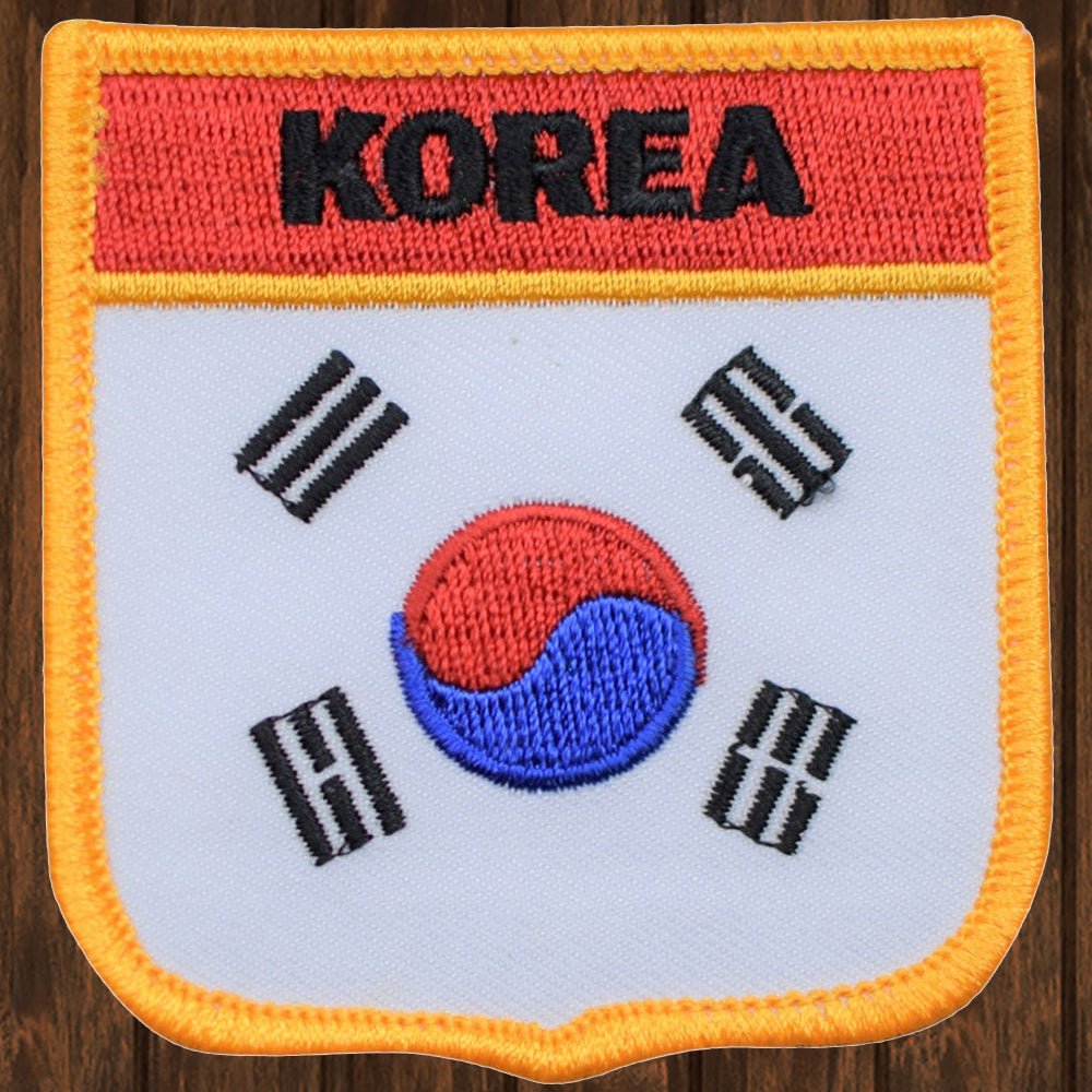 embroidered iron on sew on patch korea