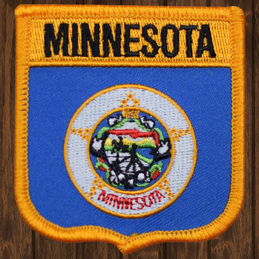 embroidered iron on sew on patch minnesota