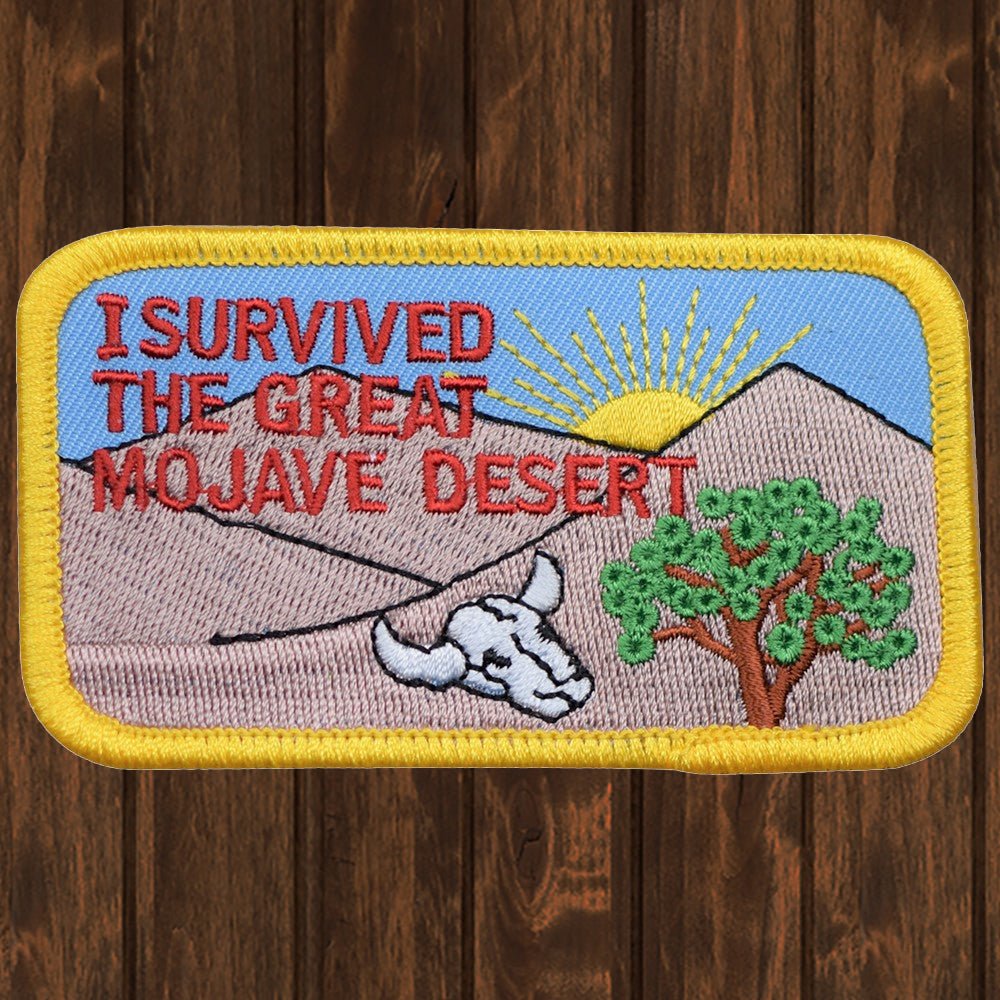 embroidered iron on sew on patch mojave joshua