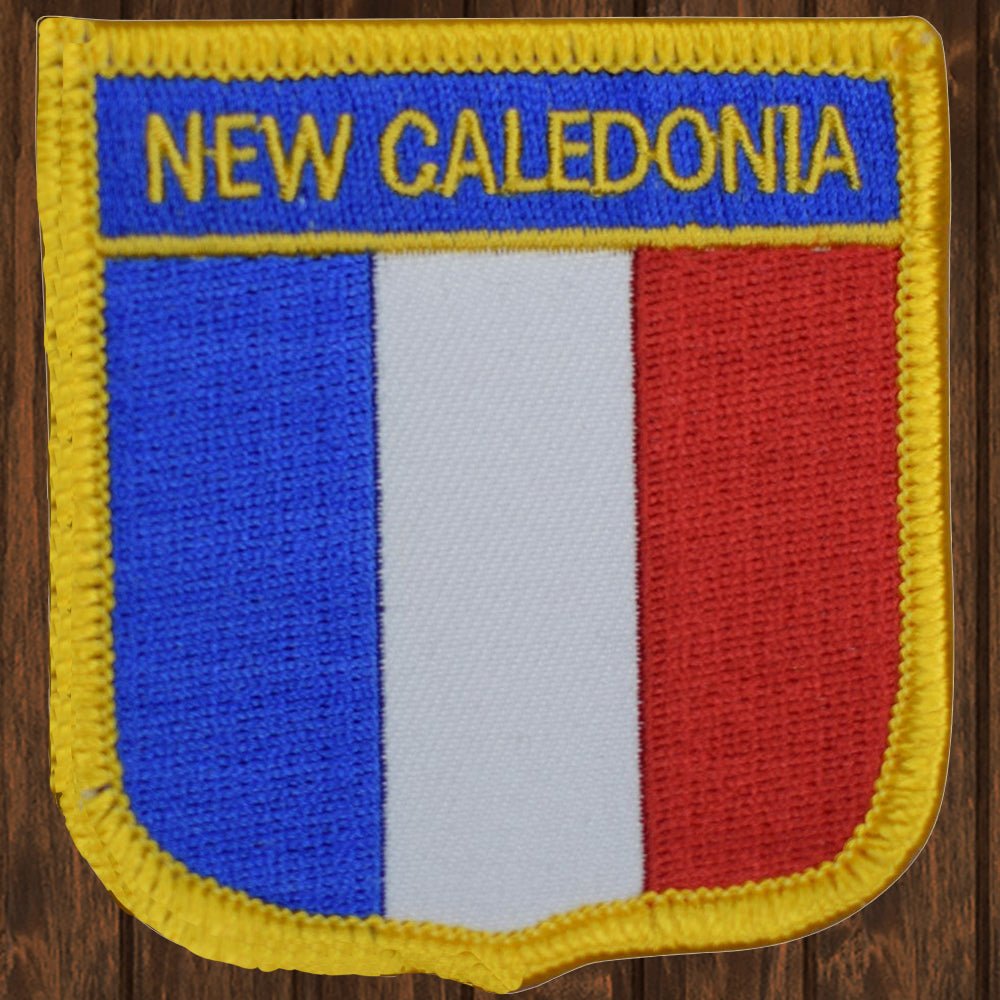 embroidered iron on sew on patch new caledonia