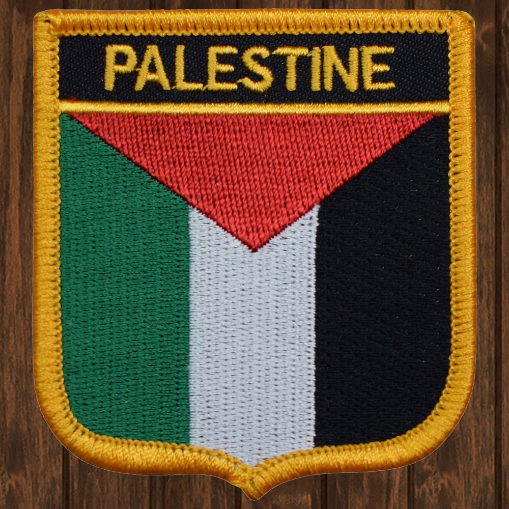 embroidered iron on sew on patch palestine