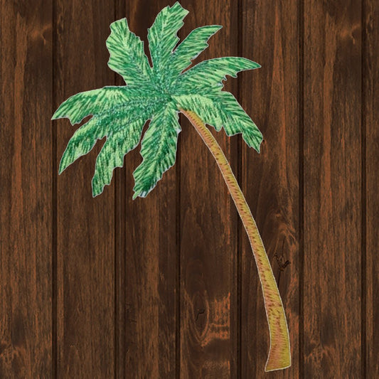 embroidered iron on sew on patch palm tree