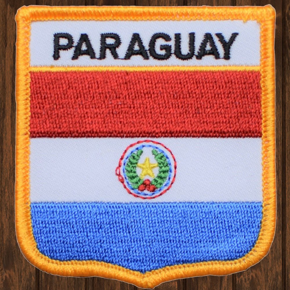 embroidered iron on sew on patch paraguay