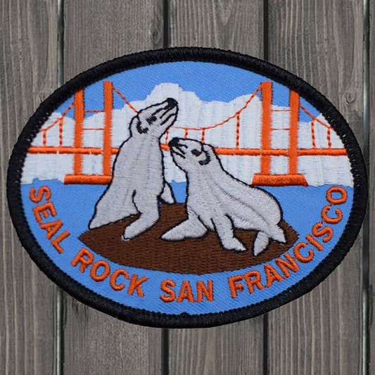 embroidered iron on sew on patch san francisco seals