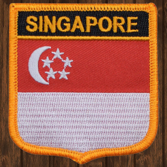 embroidered iron on sew on patch singapore