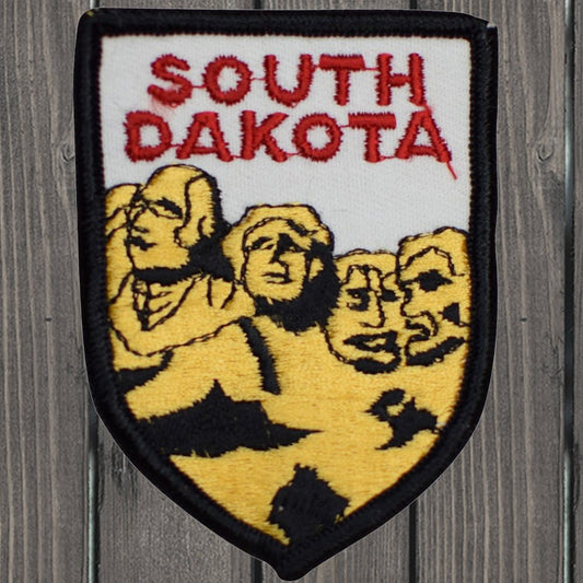 embroidered iron on sew on patch south dakota rushmore