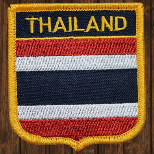 embroidered iron on sew on patch thailand