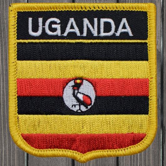 embroidered iron on sew on patch uganda