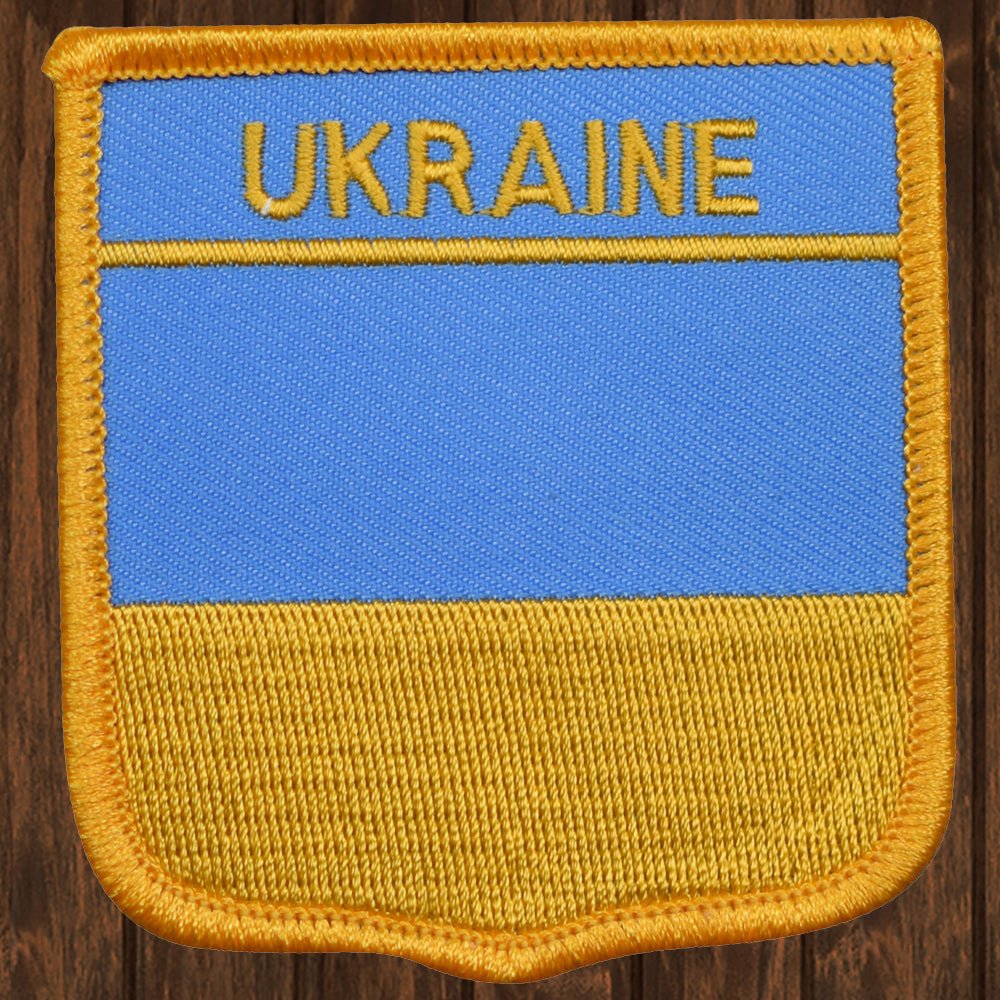 embroidered iron on sew on patch ukraine