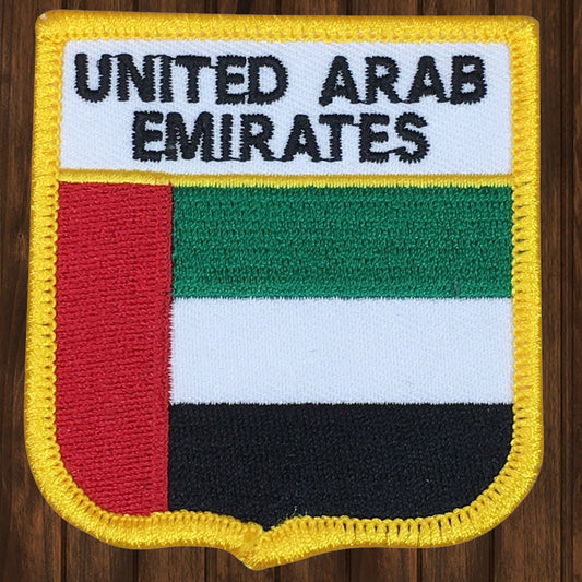 embroidered iron on sew on patch united arab emirates