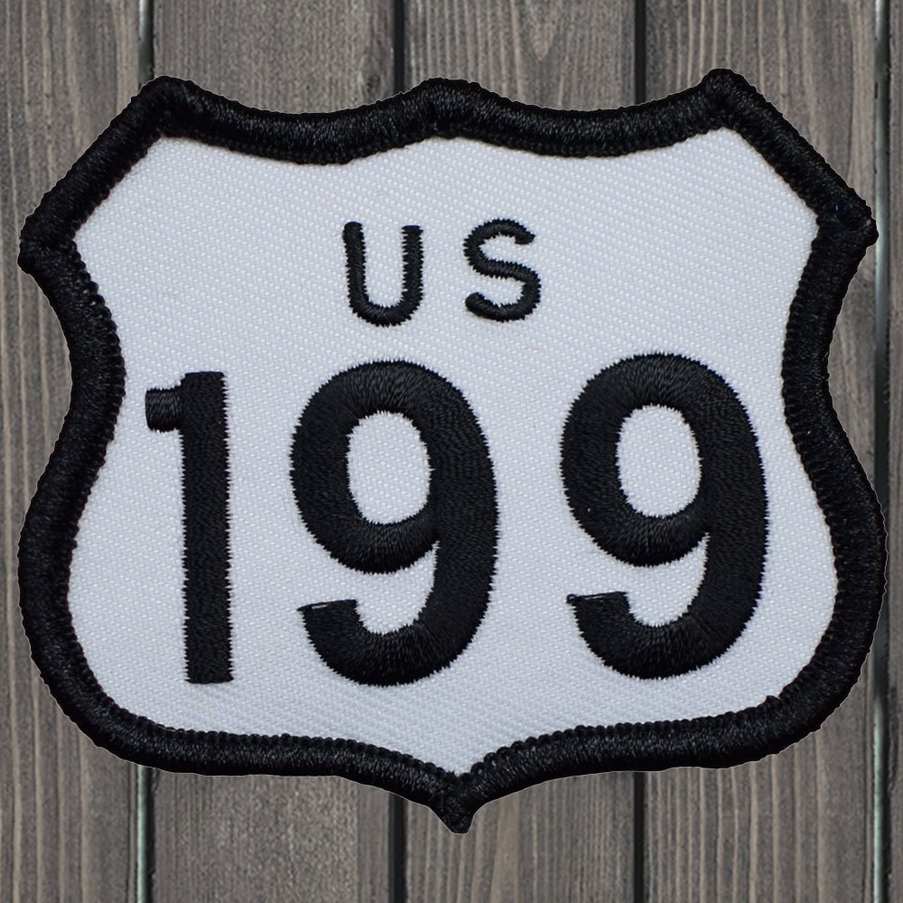 embroidered iron on sew on patch us 199