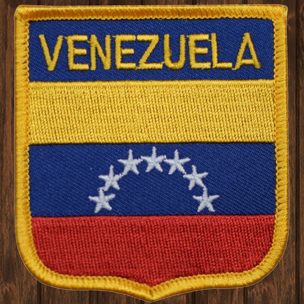 embroidered iron on sew on patch venezuela