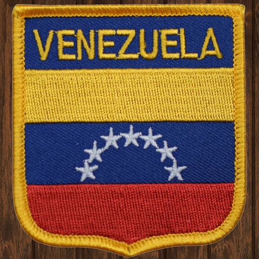 embroidered iron on sew on patch venezuela