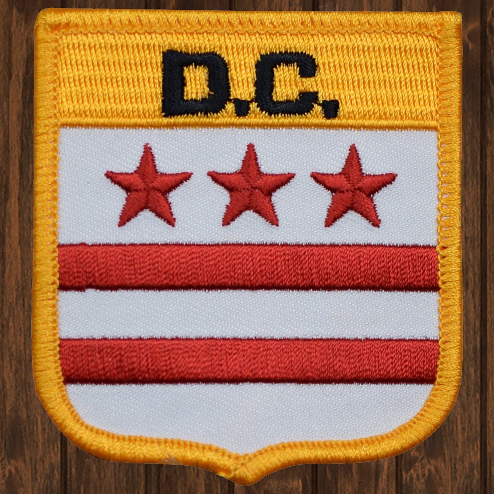 embroidered iron on sew on patch washington DC