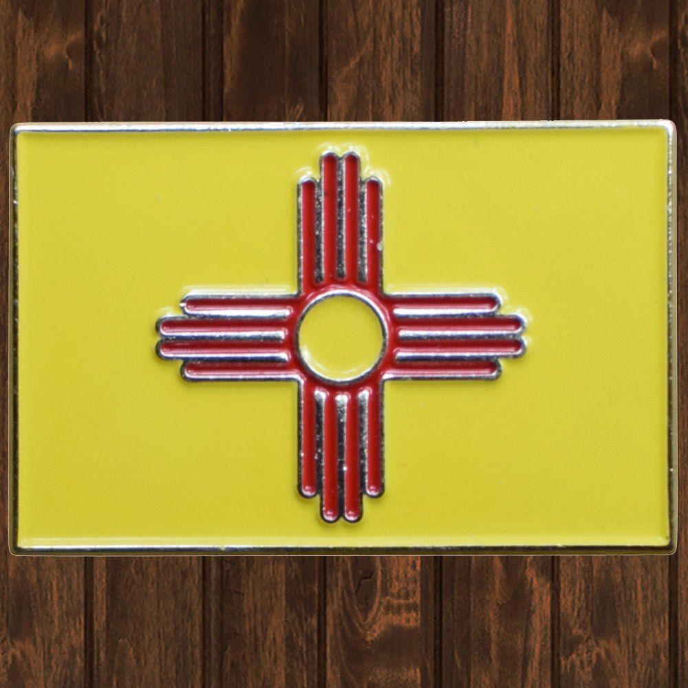 lapel hat pin yellow red southwest